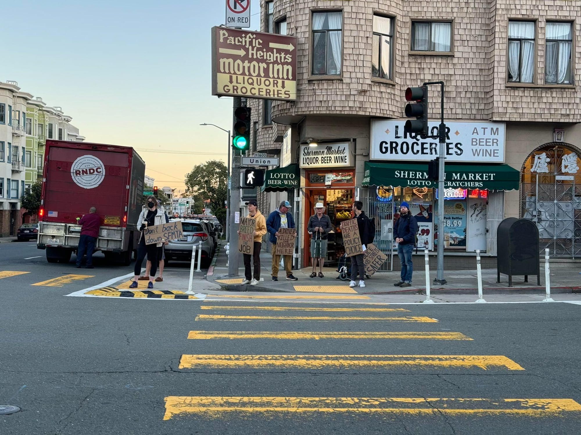 Community Installed Road Diet on Franklin